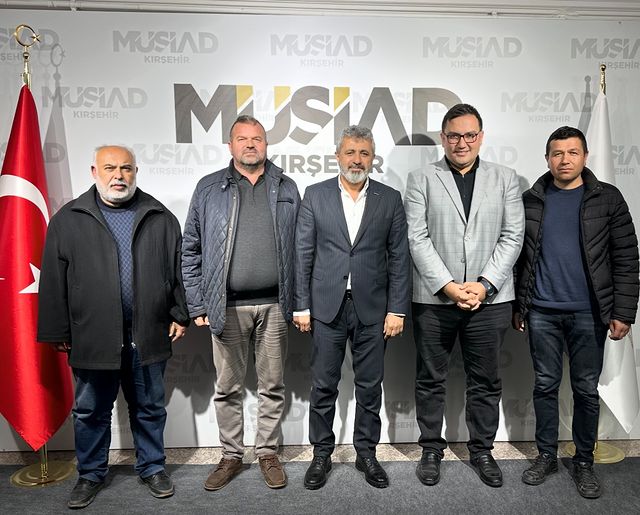 MÜSİAD Kırşehir'in yeni başkanı Ali Rıza Aslan'a Ensar Vakfı'ndan hayırlı olsun ziyareti