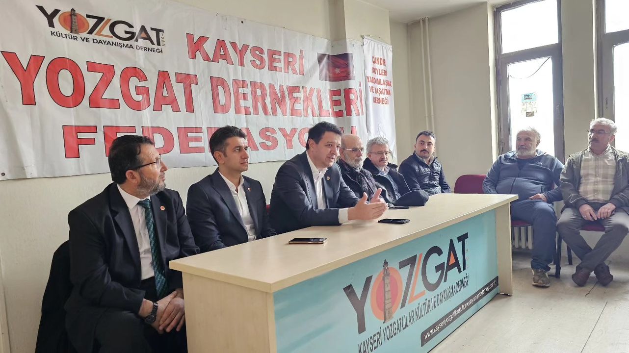 Saadet Partisi Kayseri Temsilcileri Yozgat Dernekleri Federasyonu ile Toplantıda Buluştu