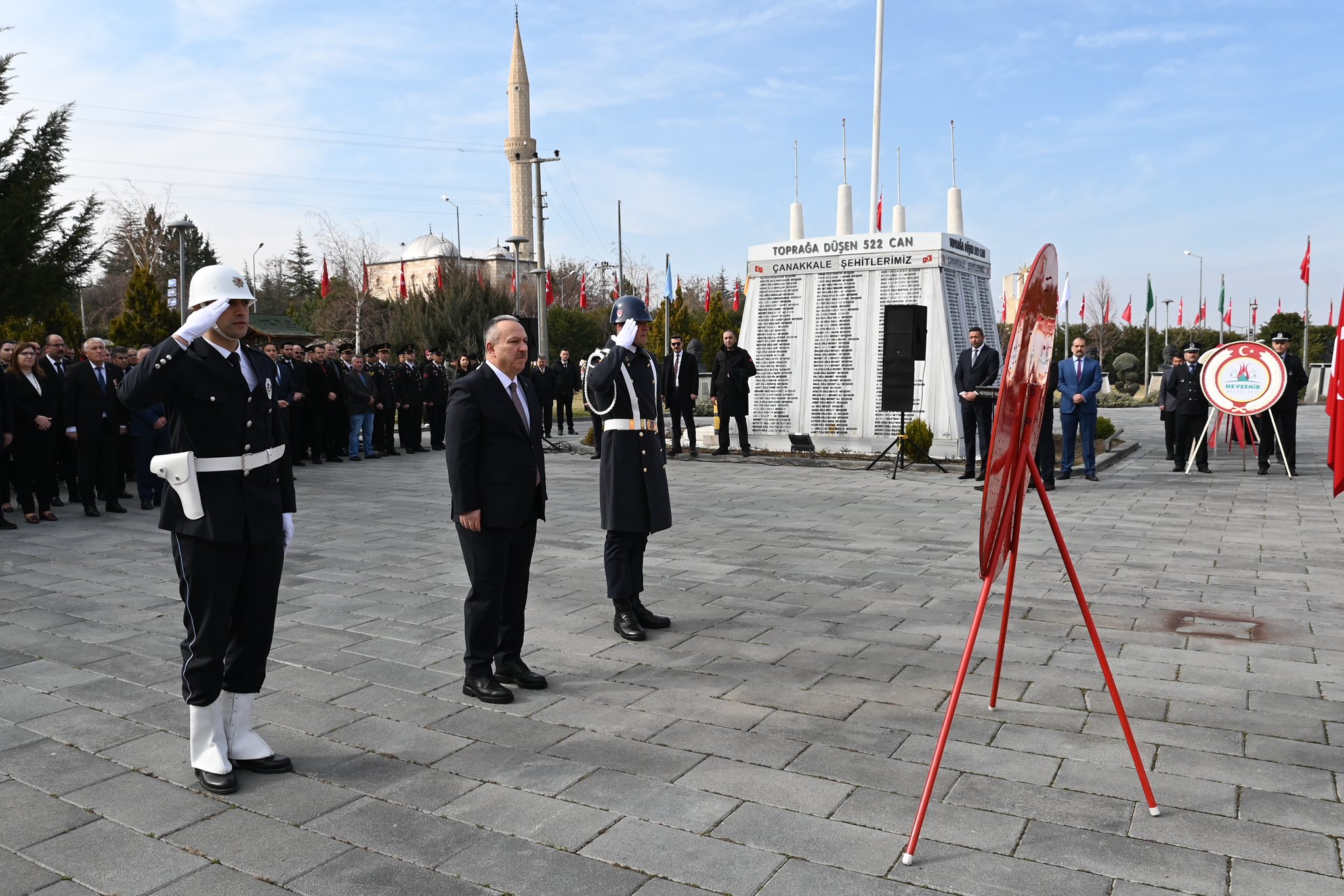 Vali Ali Fidan, Çanakkale Zaferi ve Şehitleri Anma Programı'na katıldı