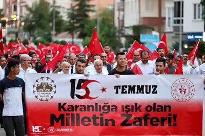 15 Temmuz Demokrasi ve Milli Birlik Günü'nde Anma Programı Düzenlendi