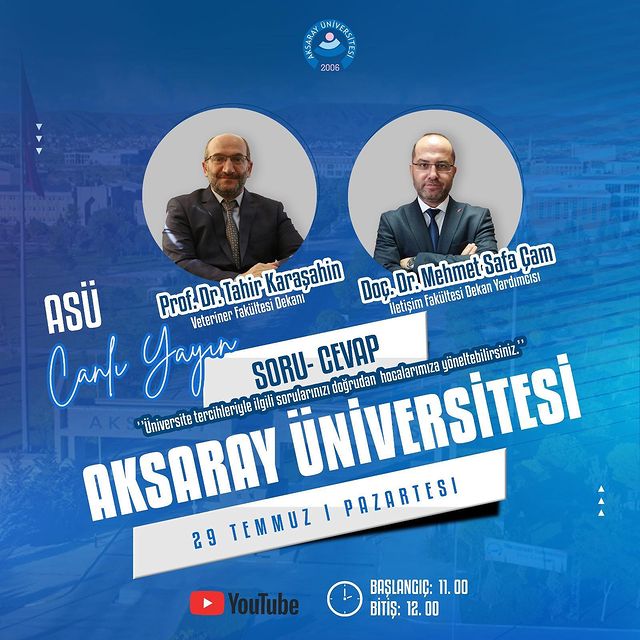 Aksaray Üniversitesi, Online Tanıtım Günleri Düzenledi