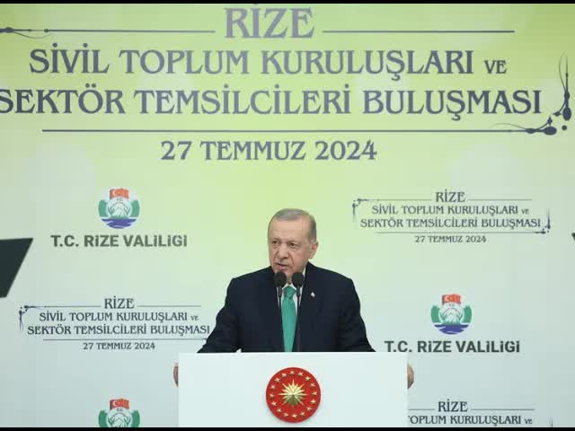 Cumhurbaşkanı Recep Tayyip Erdoğan Zulme Karşı Durmaya Devam Ediyor