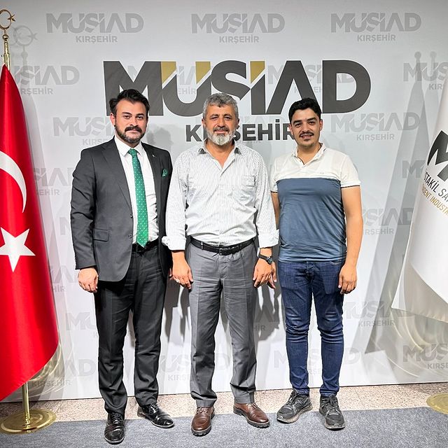 Kırşehir İl Ticaret Müdürü İsmail Güner, MÜSİAD Kırşehir Başkanı Ali Rıza Aslan’ı Ziyaret Etti