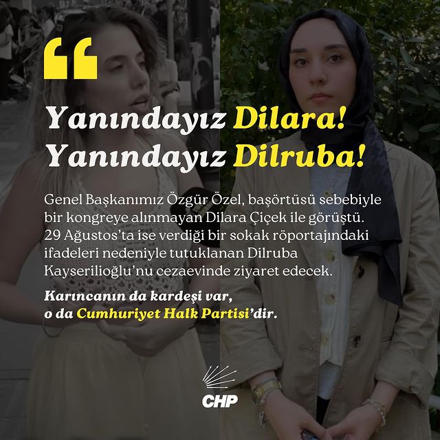 Özgür Özel, Başörtülü Kadınlarla Görüştü