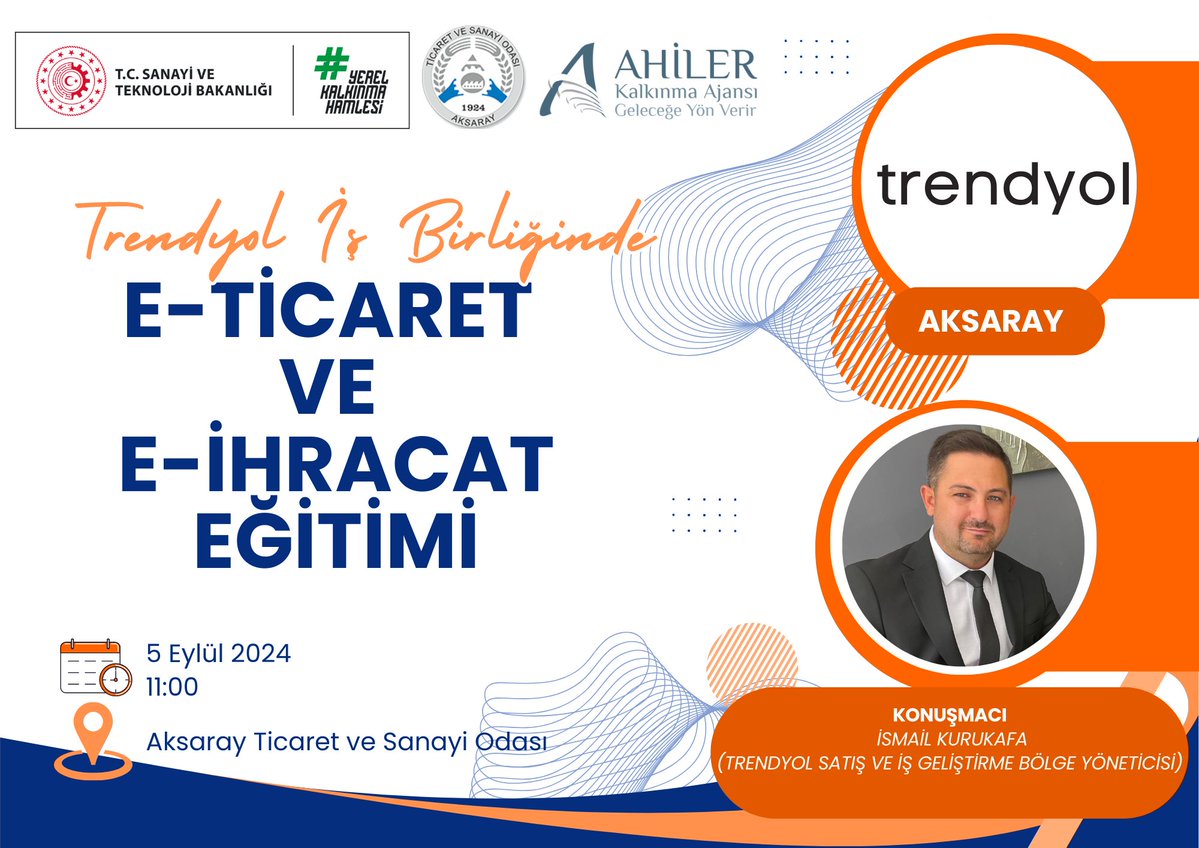 E-Ticaret ve E-İhracat Eğitimine Davet