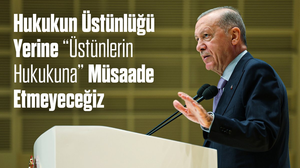 Erdoğan: Mahkemelerin Rolü Adaleti Sağlamak, İhtilafları Çözmek