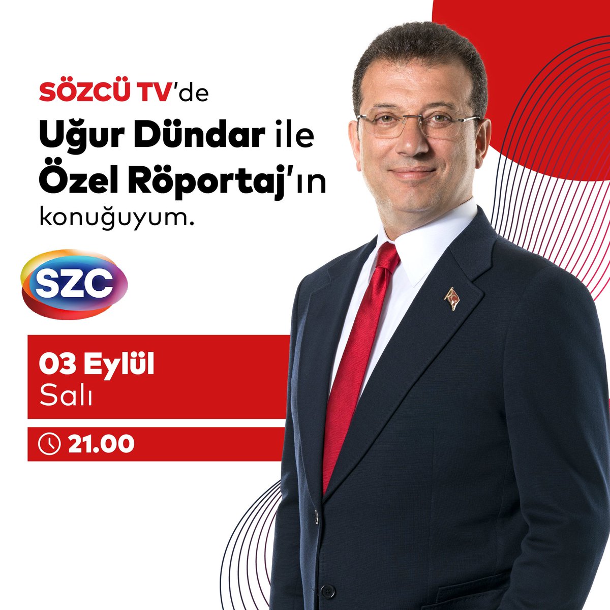 İstanbul Büyükşehir Belediye Başkanı Ekrem İmamoğlu Uğur Dündar ile Özel Röportaj Gerçekleştirecek