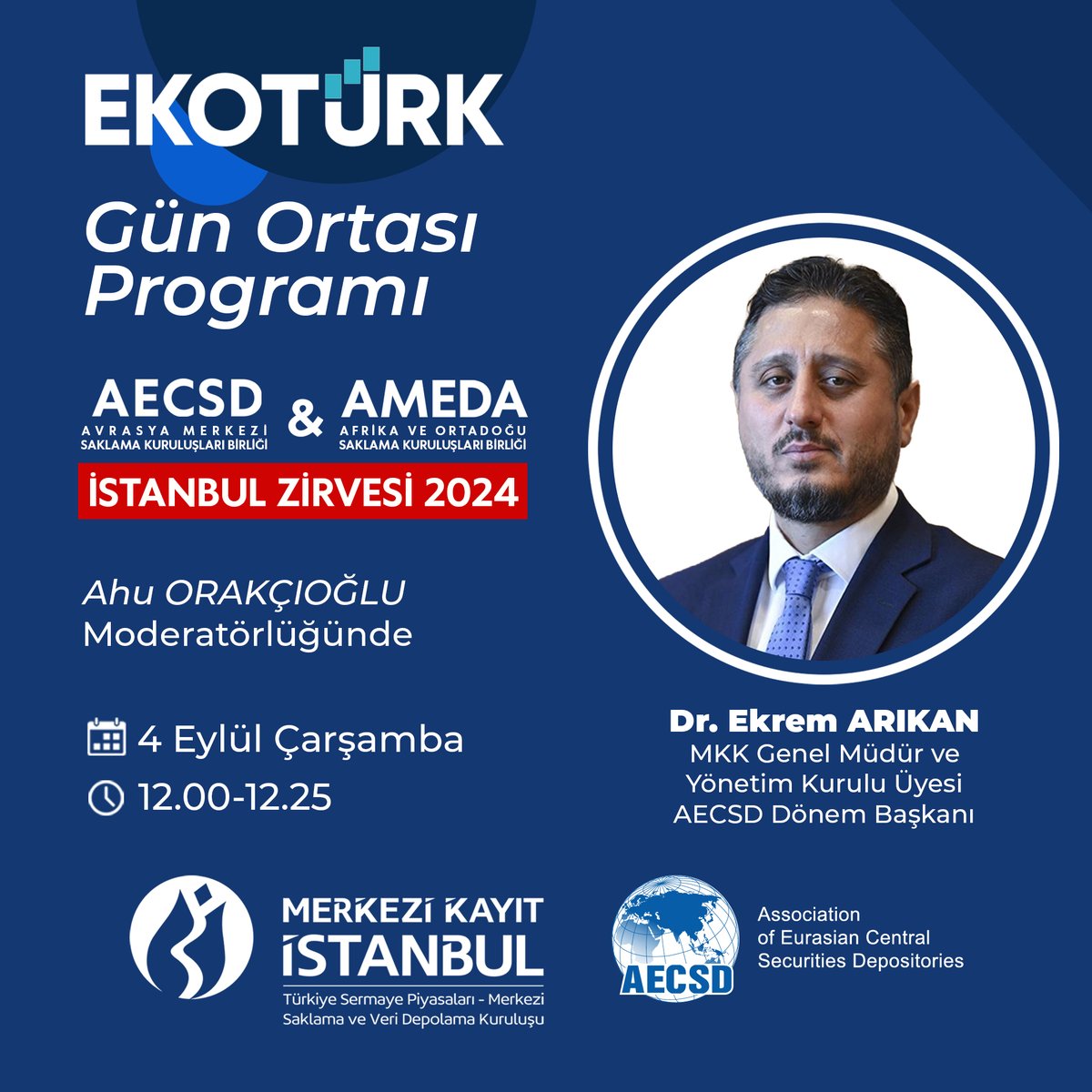 MKK Genel Müdürü Dr. Ekrem Arıkan Gün Ortası Programı'na Konuk Olacak