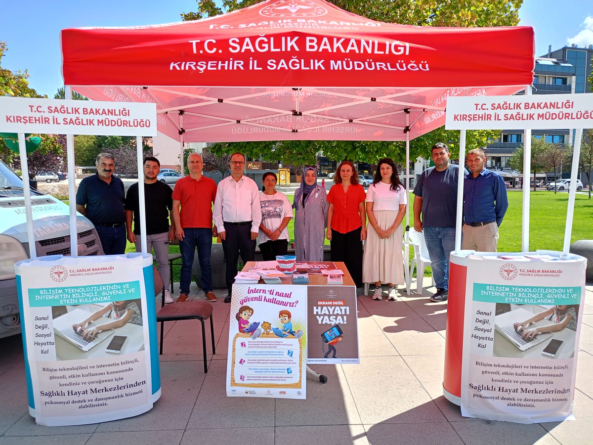 Kırşehir İl Sağlık Müdürlüğü Vatandaşları Sağlıklı Yaşam Konusunda Bilgilendiriyor