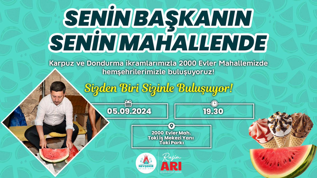 Nevşehir Belediyesi, Halkla Buluşma Etkinliği Düzenliyor