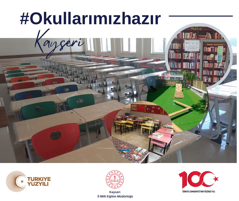 Kayseri İl Millî Eğitim Müdürlüğü, Okulları Yenileyerek Öğrencilere Modern Eğitim Ortamları Sunuyor