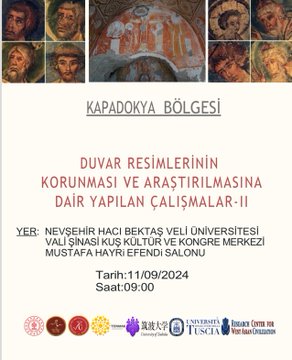 Nevşehir Hacı Bektaş Veli Üniversitesi, Kapadokya Bölgesi Duvar Resimlerinin Korunması ve Araştırılmasına Dair Yapılan Çalışmalar II Konferansına Ev Sahipliği Yapacak