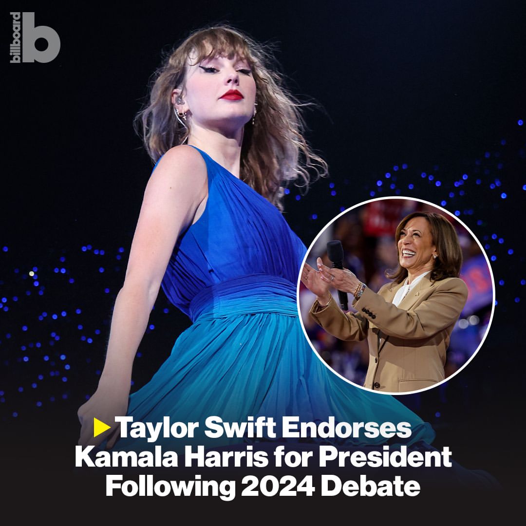 Taylor Swift, Kamala Harris ve Tim Walz'ı Destekliyor