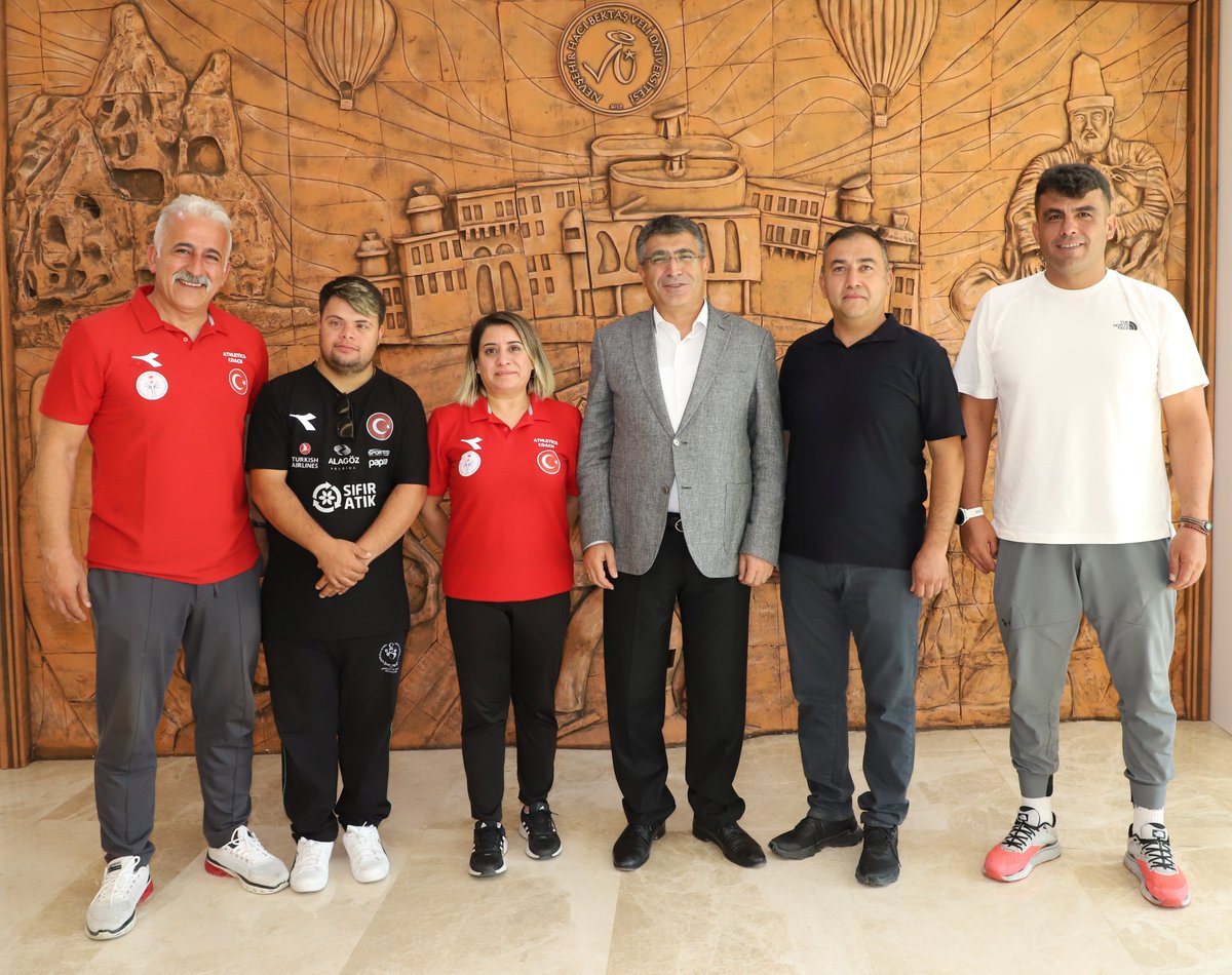 Türkiye Özel Sporcular Federasyonu, Nevşehir Hacı Bektaş Veli Üniversitesi'ni ziyaret etti