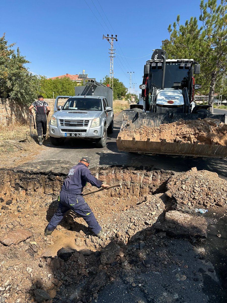 Nevşehir İl Özel İdaresi, Köylerde Su Arızalarına Hızlı Müdahale Ediyor