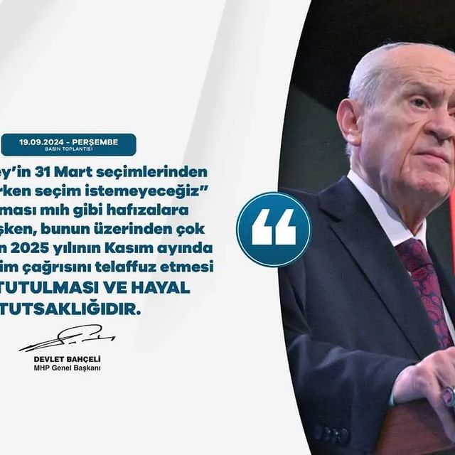 Devlet Bahçeli'nin Erken Seçim Çağrısı Üzerine Tartışmalar Sürüyor