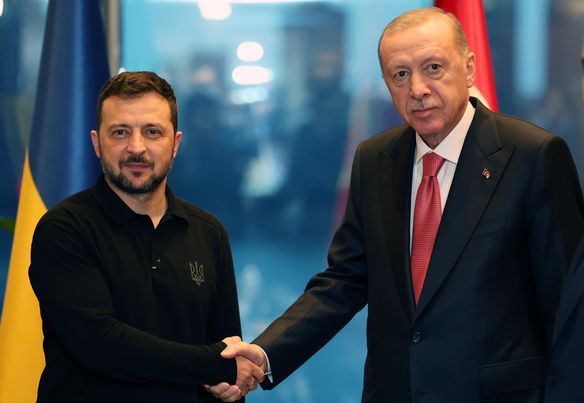 Görüşme: Cumhurbaşkanı Erdoğan ve Ukrayna Devlet Başkanı Zelenskiy Türkevi'nde Buluştu