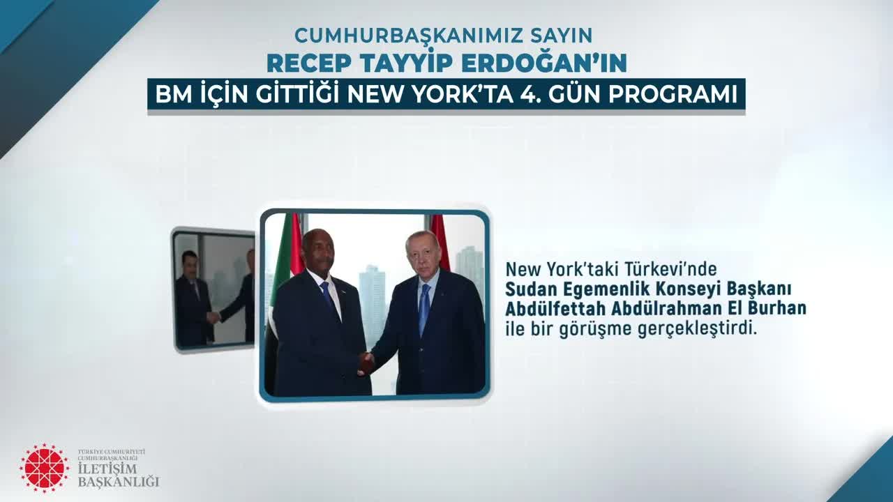 Cumhurbaşkanı Erdoğan’ın New York Programı Devam Ediyor