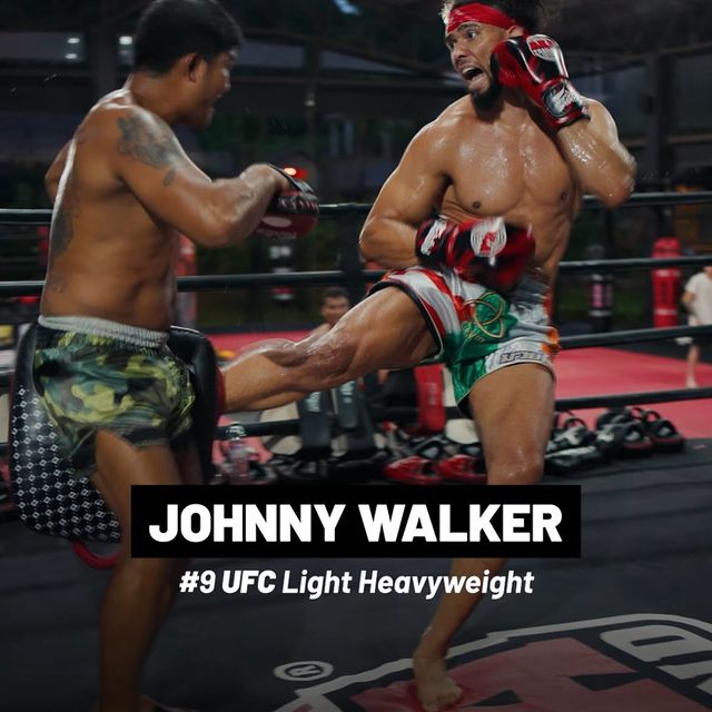 UFC Yıldızı Johnny Walker, AKA Thailand'da Antrenman Yaptı