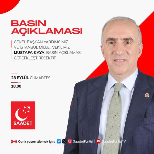 Mustafa Kaya’dan Basın Açıklaması