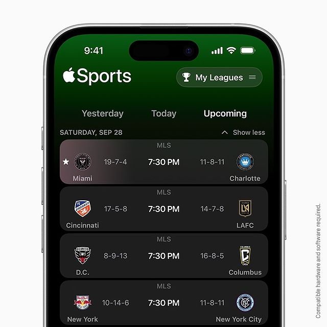 Apple Sports Uygulaması ile Maç Takibi