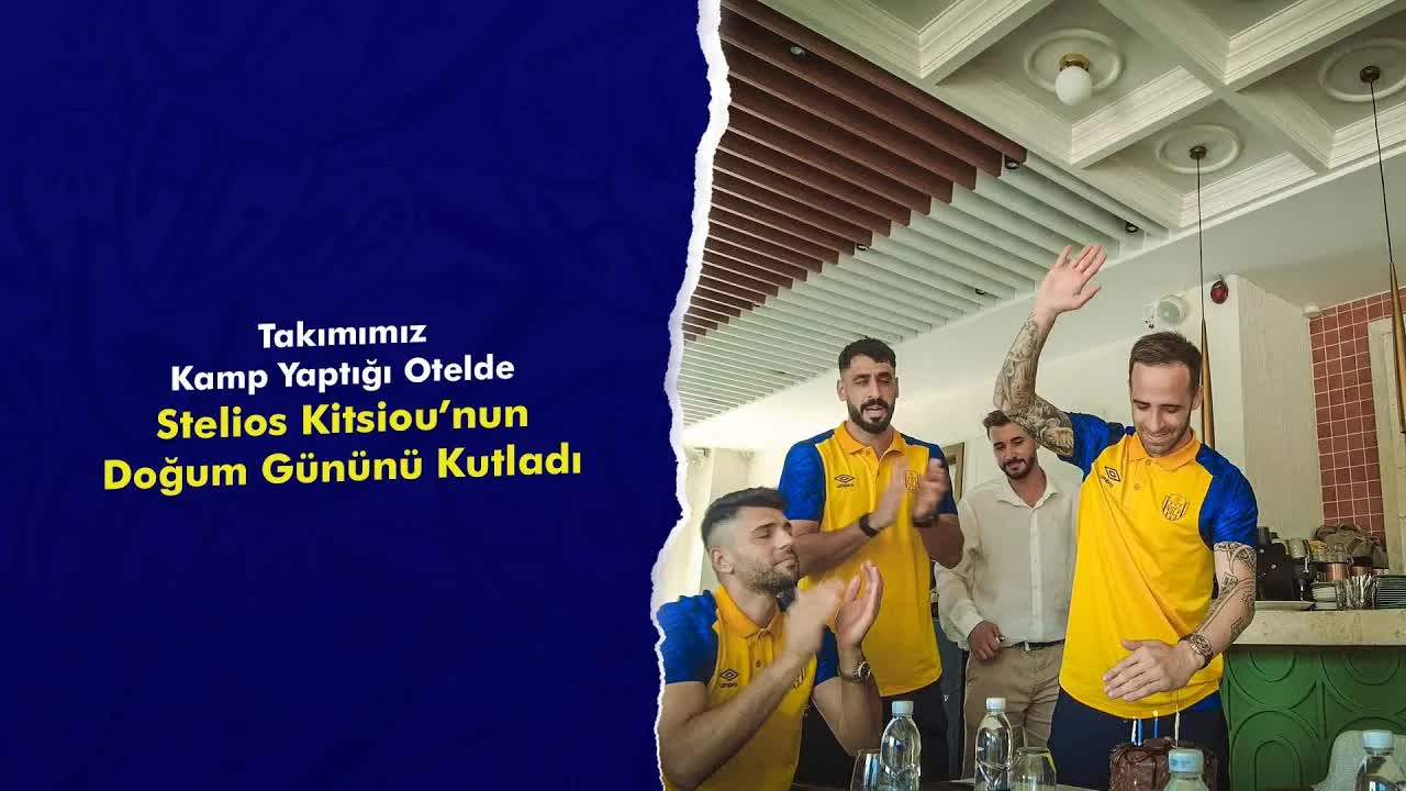 Takım Otelinde Sürpriz Kutlama