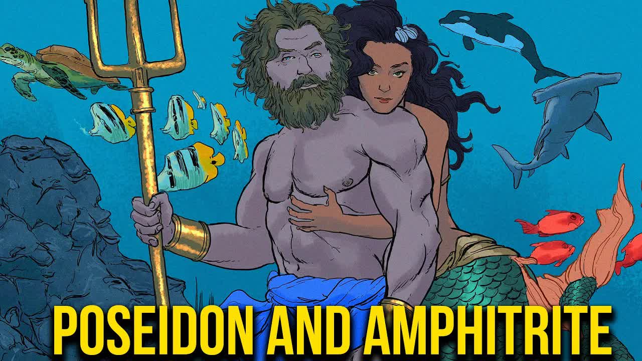 Poseidon ve Amphitrite’nin Tanışması