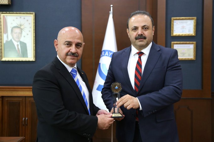 Aksaray Üniversitesi, Düzce Üniversitesi Rektörü Prof. Dr. Nedim Sözbir'i Ağırladı