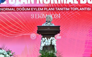 Emine Erdoğan Normal Doğum Eylem Planı'nın Tanıtım Toplantısına Katıldı