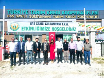 Kaymakam Abdullah Melikoğlu, Sultanhanı Tarım Kredi Kooperatifi'nin Bilgilendirme Etkinliğine Katıldı