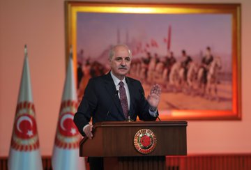 TBMM Başkanı Numan Kurtulmuş, Yükseköğretim Akademik Yılı Açılış Töreninde Üniversite Rektörleriyle Buluştu