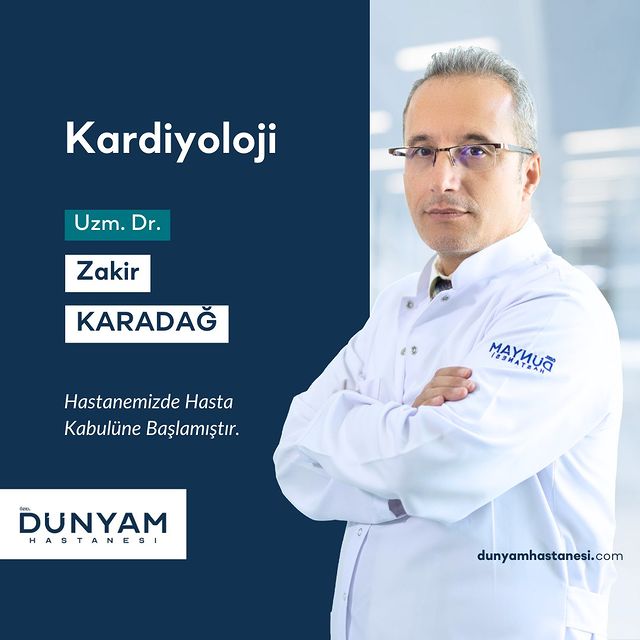 Kayseri Dünyam Hastanesi Kardiyoloji Bölümüne Uzman Hekim Katıldı