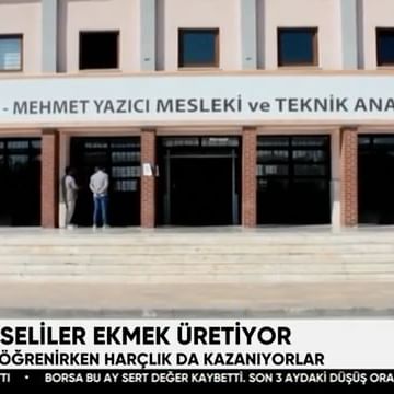 Necmiye Mehmet Yazıcı Kız Mesleki ve Teknik Anadolu Lisesi Öğrencileri Ekmek Üretiyor