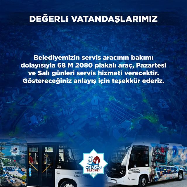 Aksaray Ortaköy Belediyesi'nden Vatandaşlara Önemli Duyuru