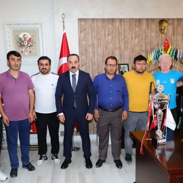 Aksaray Gençlik Spor İl Müdürü Aslan Yıldız'ın Goalball Takımını Kabulü