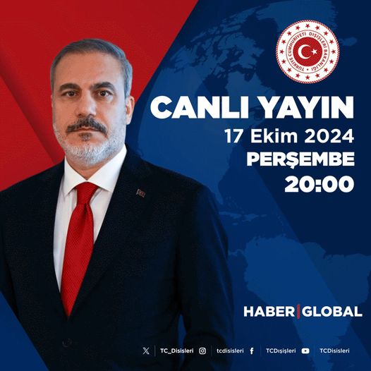 Bakan Hakan Fidan Haber Global'de Gündeme İlişkin Değerlendirmelerde Bulunacak