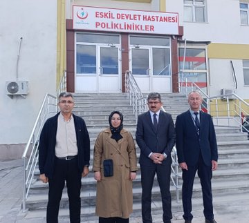 Aksaray İl Sağlık Müdürü Eskil İlçesinde Sağlık Tesislerini İnceledi