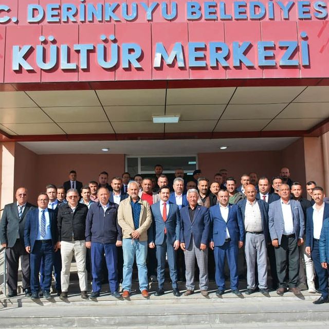 Derinkuyu'da Kaymakam Yılmaz'a Veda Yemeği Düzenlendi