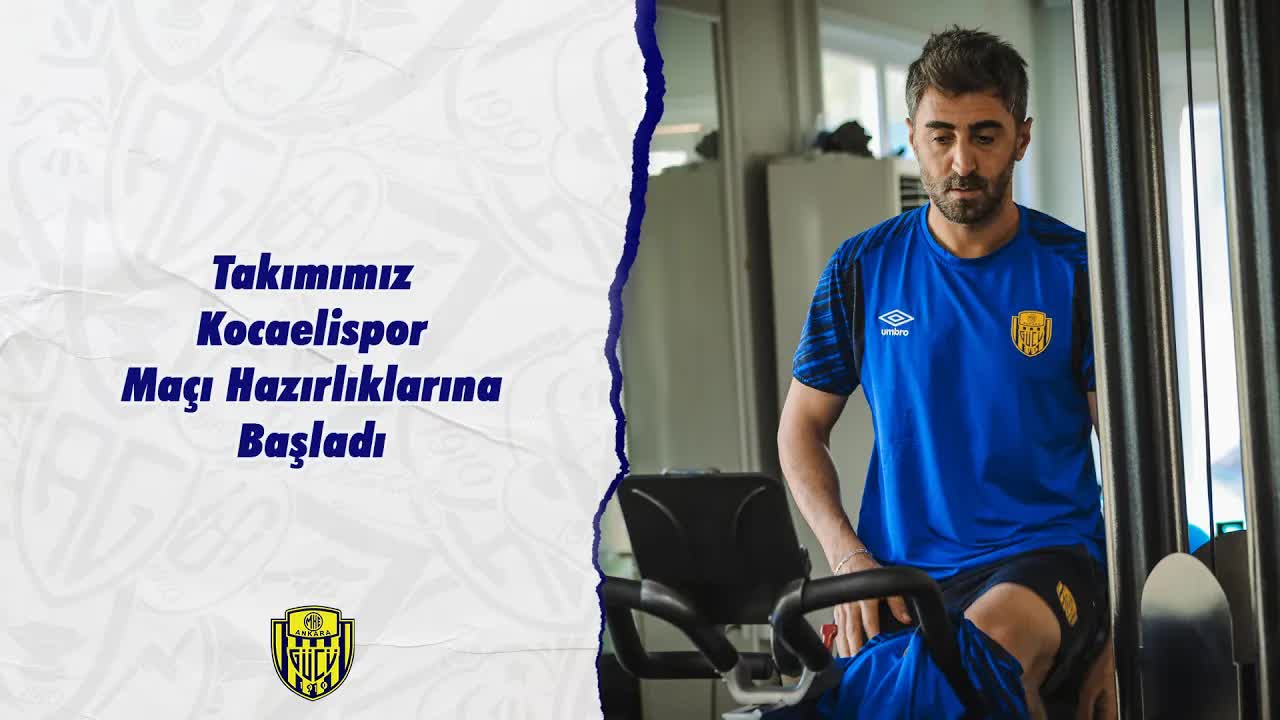 MKE Ankaragücü, Kocaelispor Maçı Hazırlıklarına Başladı