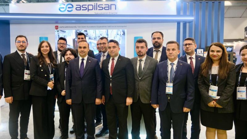 Sanayi ve Teknoloji Bakanı Mehmet Fatih Kacık, Saha Expo 2024'te ASPİLSAN Enerji'nin Standını Ziyaret Etti