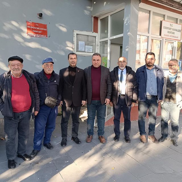 CHP Kayseri İl Başkanı ve İl Yöneticileri Esenyurt Mahallesinde