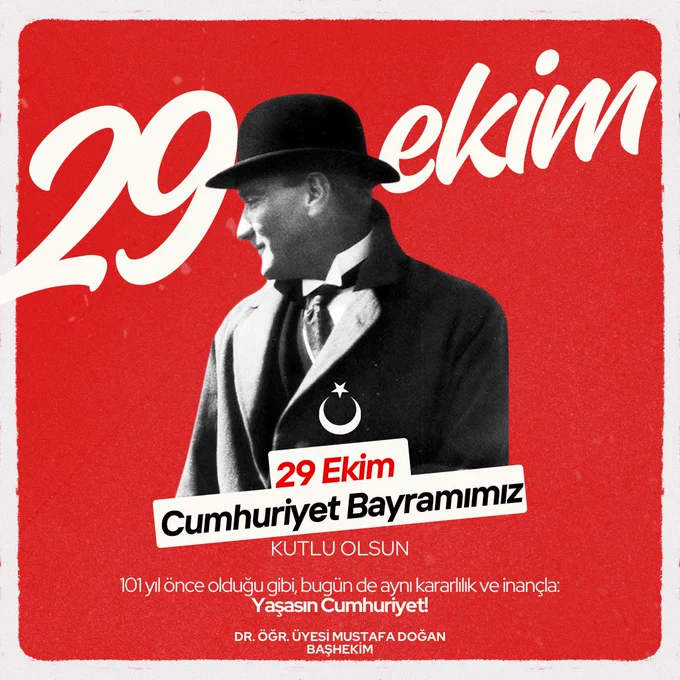 Cumhuriyetimizin 101. Yılı Coşkuyla Kutlanıyor