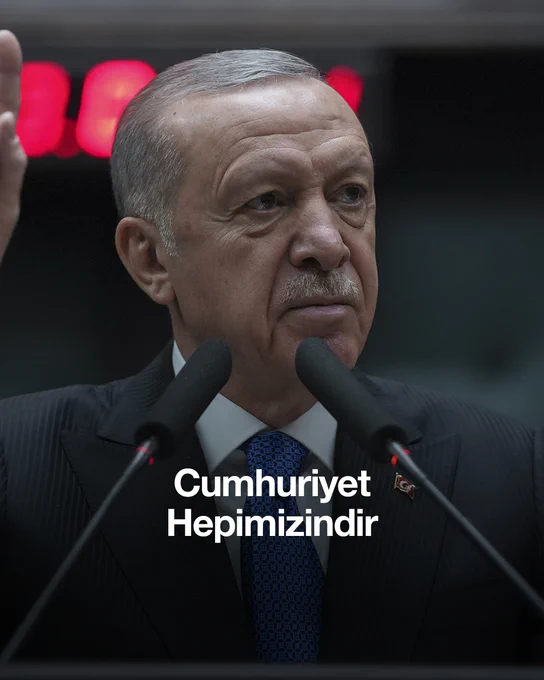 Cumhurbaşkanı Erdoğan: Cumhuriyet Bizim Ortak Değerimizdir