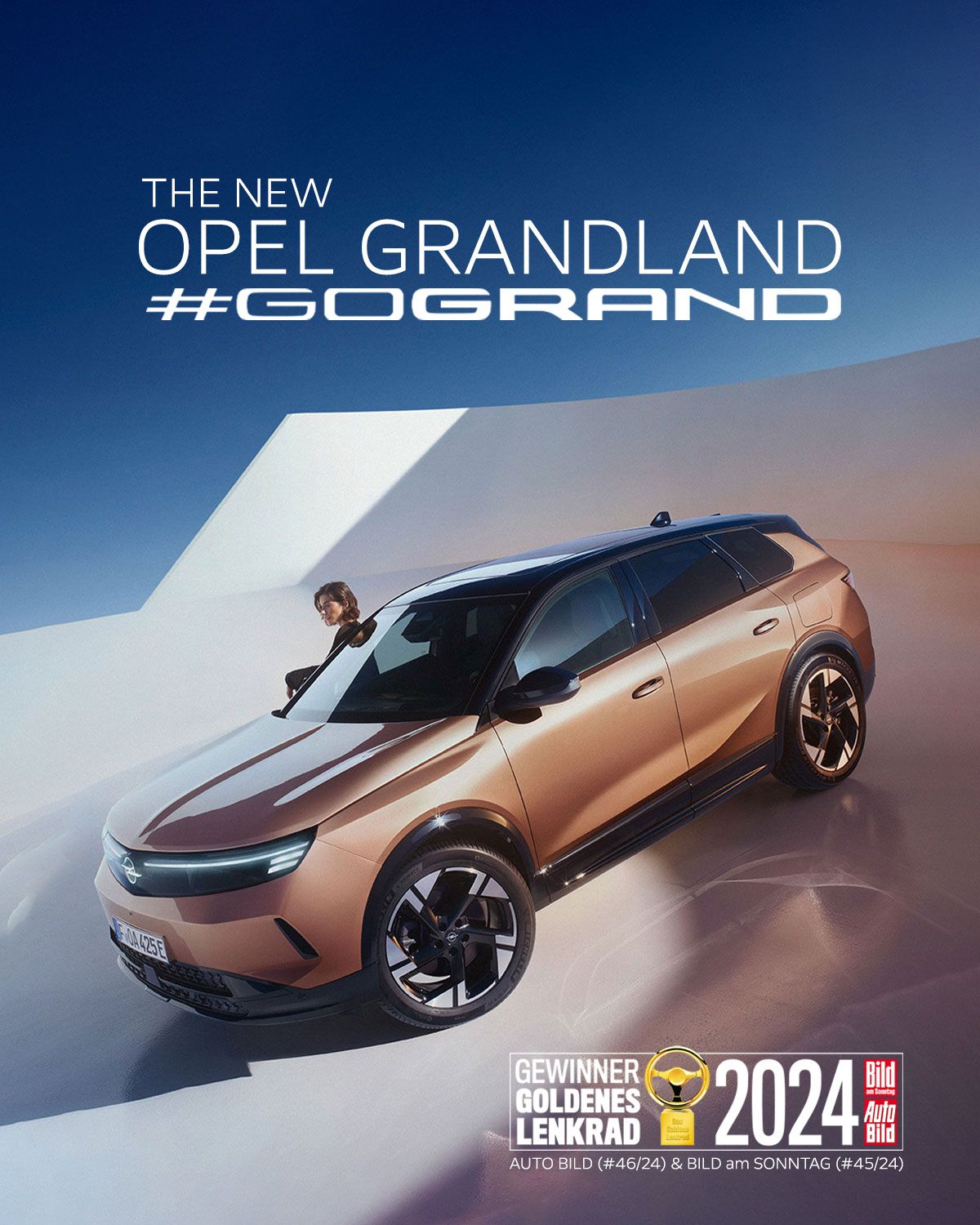 Opel Grandland, 2024 Golden Steering Wheel Ödülü'nü Kazandı