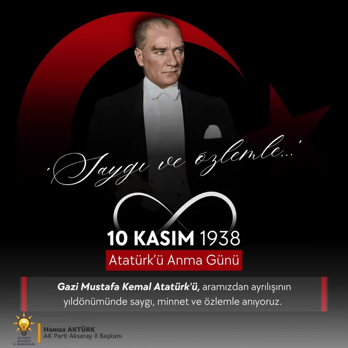 Gazi Mustafa Kemal Atatürk'ün Ölüm Yıl Dönümünde Anma Etkinlikleri