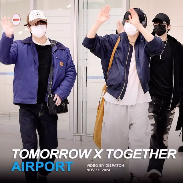 Tomorrow X Together (TXT), Havaalanına Giriş Yaptı