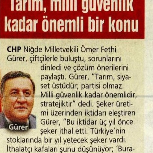 Tarımın Önemi ve Millî Güvenlik Üzerindeki Etkisi