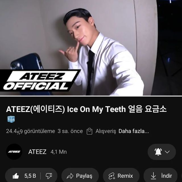 ATEEZ, Yeni Şarkısı Ice On My Teeth İle Müzikseverlere Sürpriz Yaptı