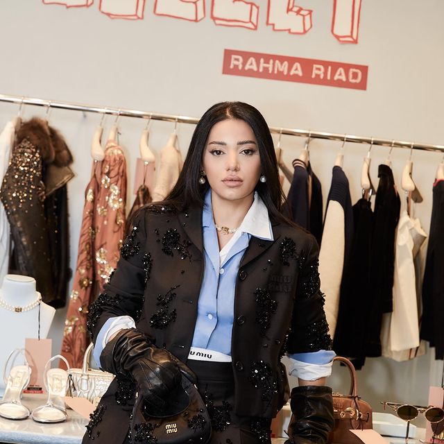 Rahma Riadh, Miu Miu Select'in lansmanını kutladı