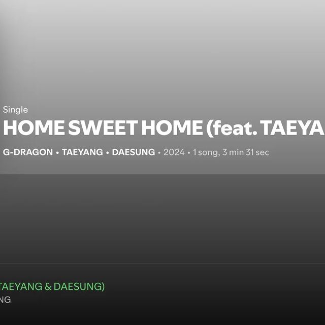 Yeni Şarkı: Bigbang - Home Sweet Home